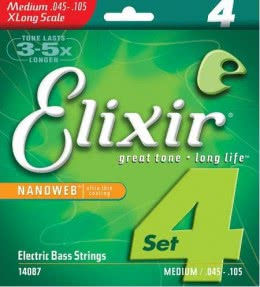 Фото Elixir 14087 Bass Nickel Plated Steel NanoWeb