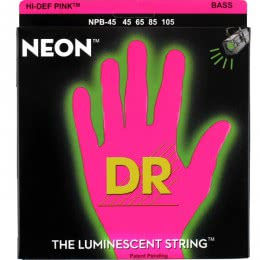 Фото DR Strings NPB-45 NEON HiDef Pink