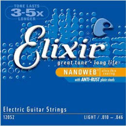 Фото Elixir 12052 Nickel Plated Steel NanoWeb