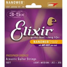 Фото Elixir 16077 Phosphor Bronze NanoWeb