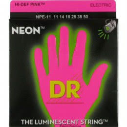 Фото DR Strings NPE-11 NEON HiDef Pink