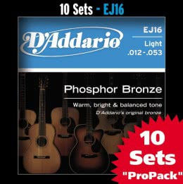 Фото J.D.Addario EJ16-10P Phosphor Bronze