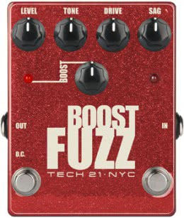 Фото Tech 21 Boost Fuzz Metallic